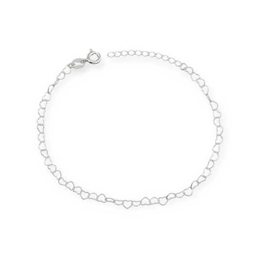 Pulseira Elos Corações